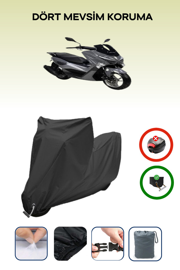Black Lock Compatible Revolt Rsx5 Compatible Motorcycle Tarpaulin Waterproof
