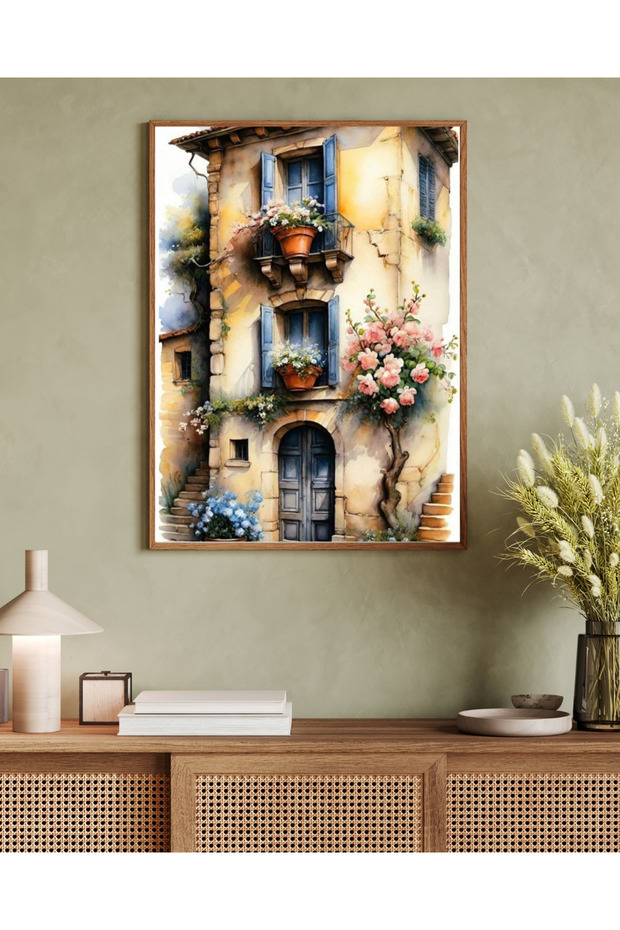 One Piece Living Room Office Decor Painting Stand Alone Artwork Vrynt