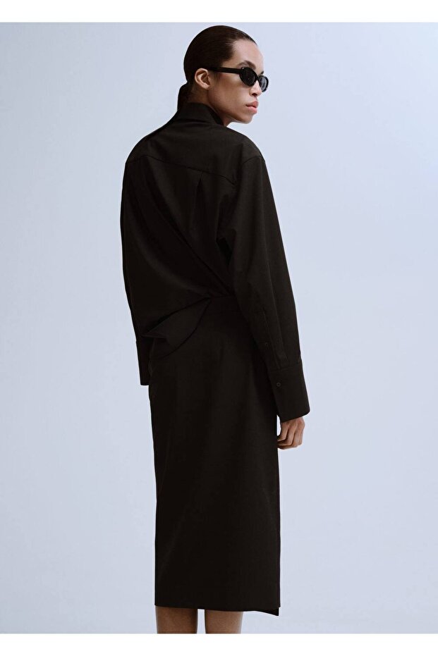 Yırtmaçlı anvelop etek - 4