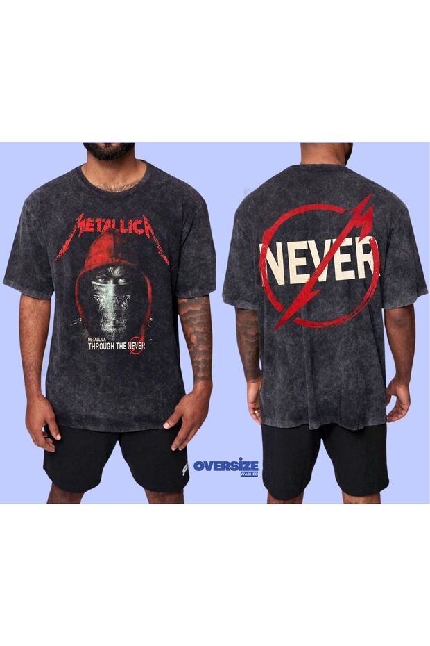 Metallica Never Washed Oversized T-Shirt