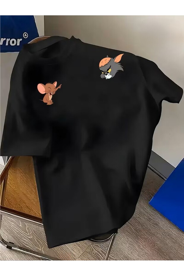 Tom & Jerry Old Cartoon Printed T-Shirt
