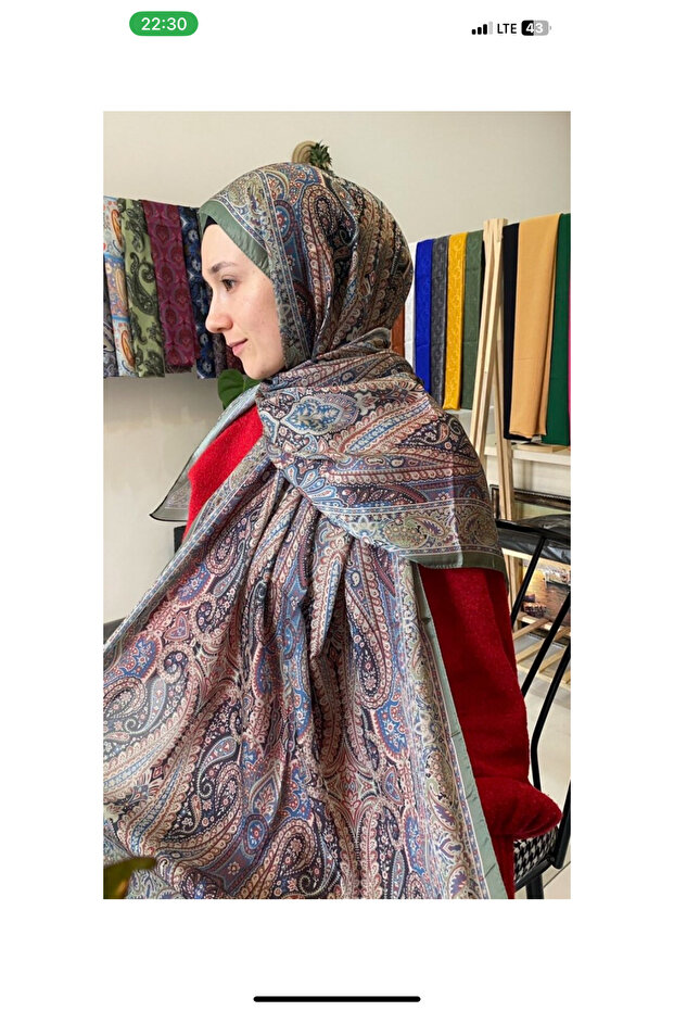 Hint ipeği şal - 1