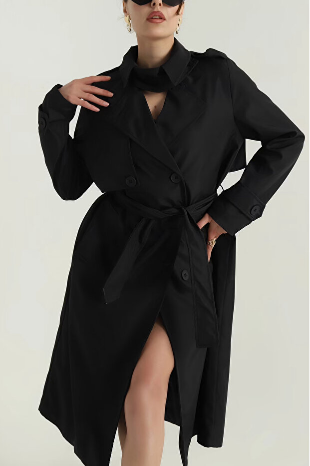 Astarlı trençkot - 3