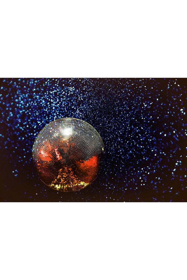 Mirror Disco Ball – Reflective Glass Party Decoration, Hanging Loop, Sparkling Effect, 80cm