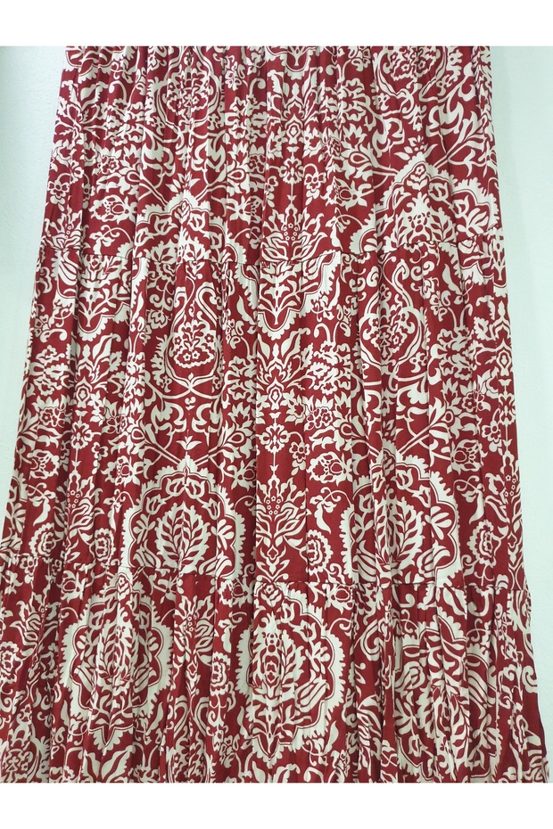 KADIN VİSKON ETEK KATLI - 4