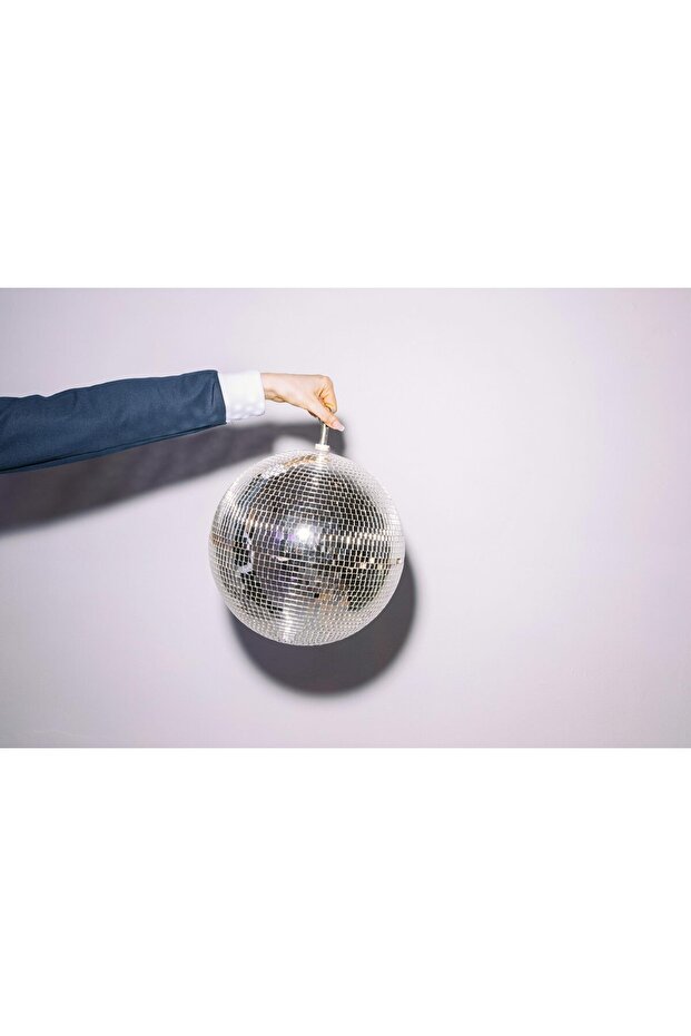 Mirror Disco Ball – Reflective Glass Party Decoration, Hanging Loop, Sparkling Effect, 20cm