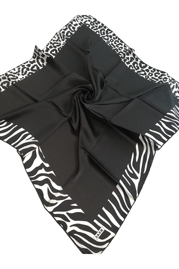 Silk Crepe Satin Scarf Best of Series 8694701-313