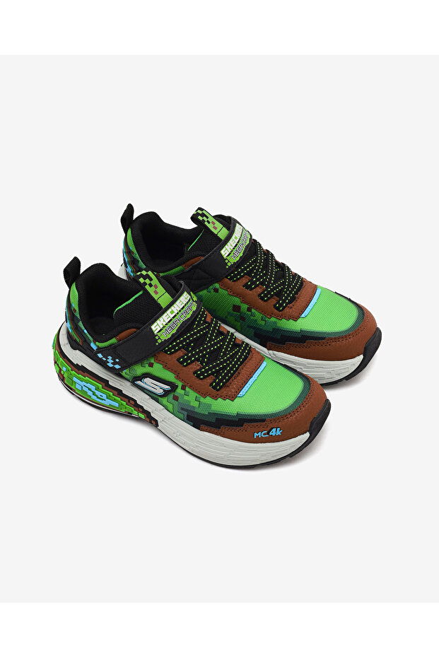 MEGA-CRAFT 4K veľké chlapčenské hnedé športové topánky 402160L BRMT - 5