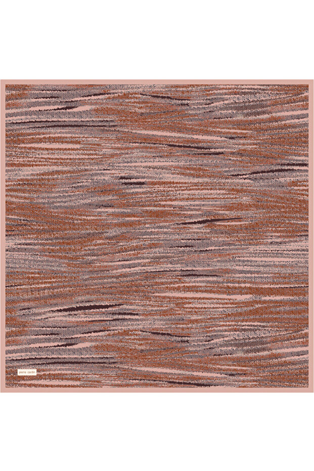 Salmon 90X90 Silk Twill Scarf