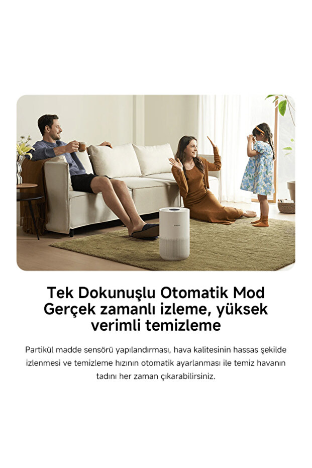 Smart Air Purifier 4 Compact Akıllı Hava Temizleyici (Xiaomi Türkiye Garantili) - 7