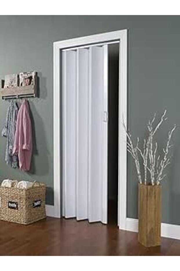 Folding Door Accordion Room Divider with Lock & Handle – Durable, Waterproof, Easy to I