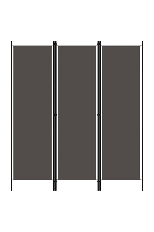 3-Panel Room Divider Anthracite 150x180 cm