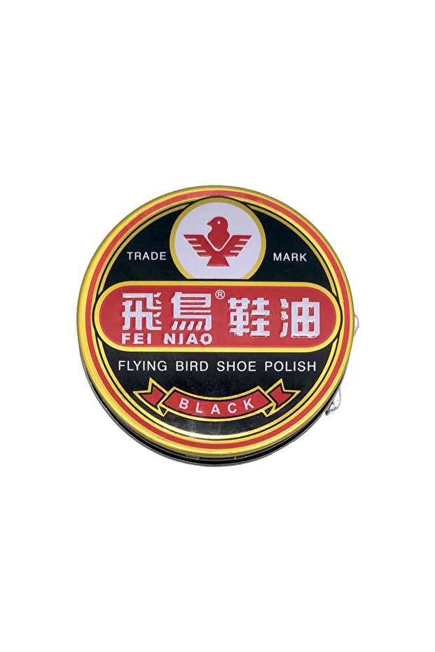 Bird Wax Shoe Polish Black For Leather Shoe- Black