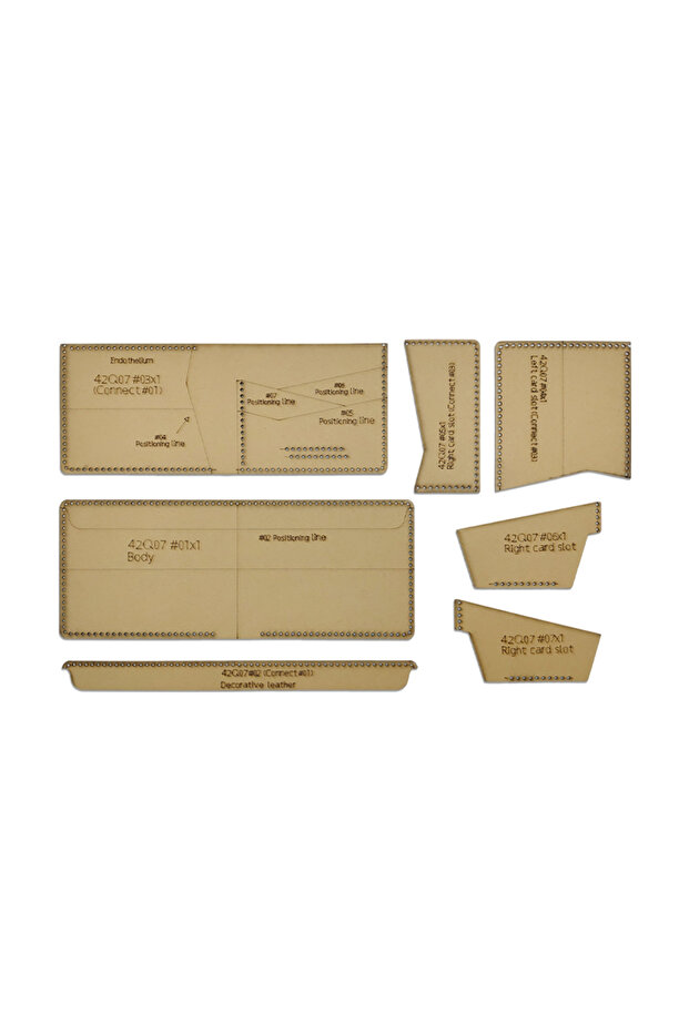 Kraft Paper YOMDID 7PCS Fashion Short Foldable Wallet Making Kraft Paper Template DIY Purse Handcraf