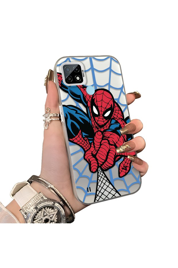 Realme C21 Compatible Popular Spiderman Silicone Protective Phone Case