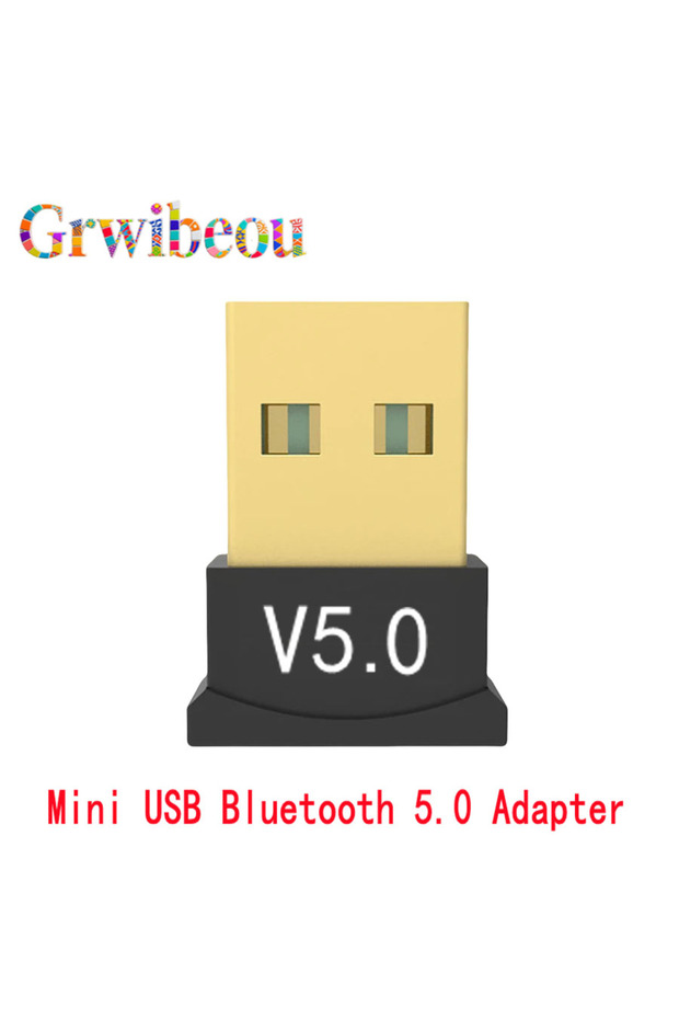 محول بلوتوث 5.0 صغير USB بدون تعريف، جهاز إرسال واستقبال صوتي لاسلكي