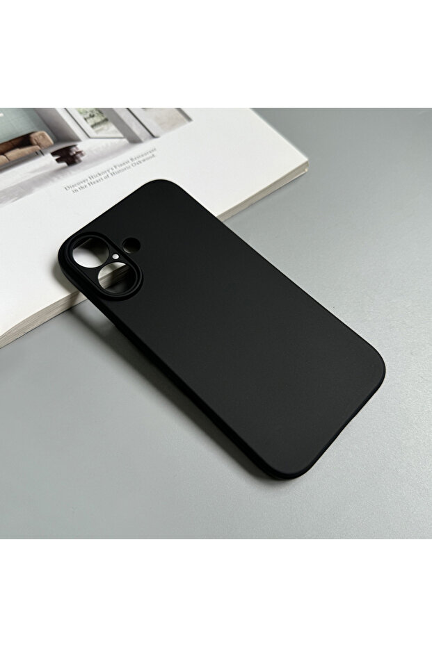 iPhone17 black Ultra Thin Liquid Silicone Case for iPhone 17 16 15 14 13 12 mini 11 Pro X XR XS Max