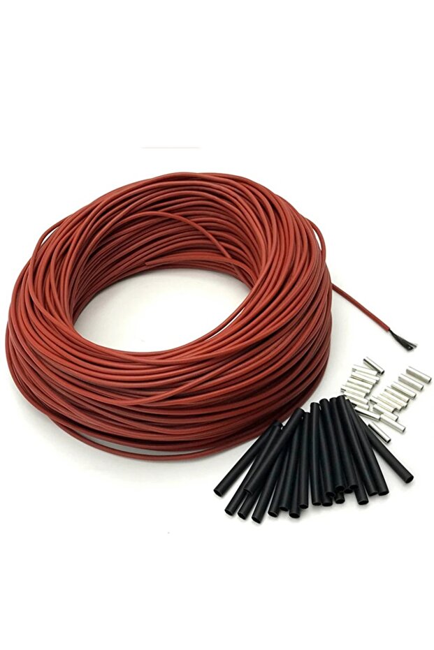 100m 10 To 100 Meters 12K Floor Warm Heating Cable 33 Ohm/M Infrared Floor Heating Film 220V Carbon
