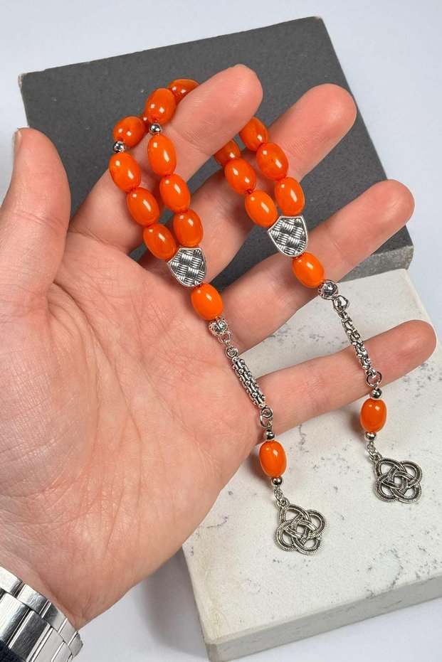 Zaza-I Nüans Series Orange Zaza Prayer Beads