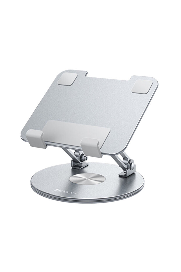 Rotating, Foldable Tablet Stand C293, Silver - 1