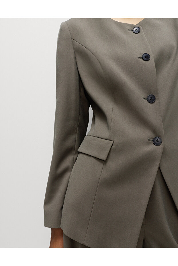 Klasik Düğmeli Ceket - 4