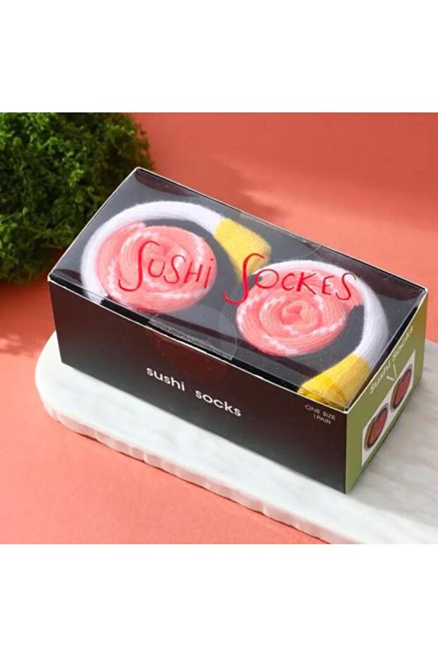 جوارب سوشي بلمسة مرحة - زوج واحد - 1