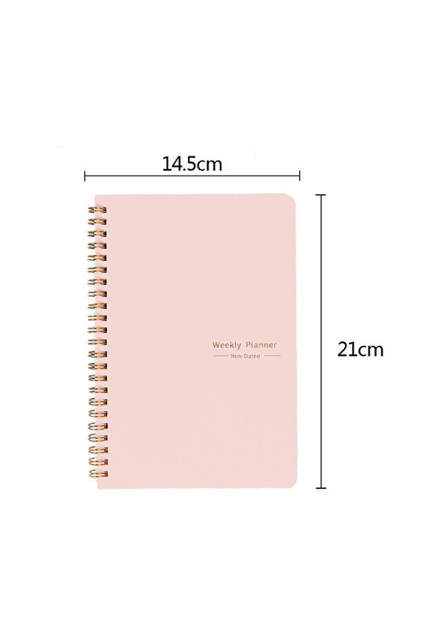 Pink Weekly Planner 2024 Weekly Planner Agenda A5 Notebook Planner Pouch 52 Weeks Planner Schedules