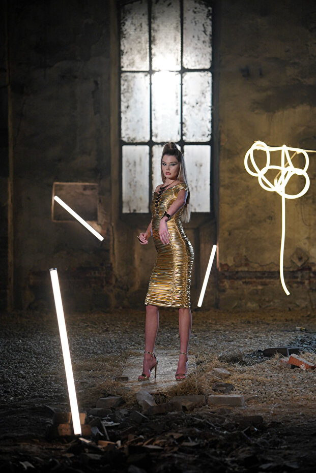 Rochie Aura Gold - 5