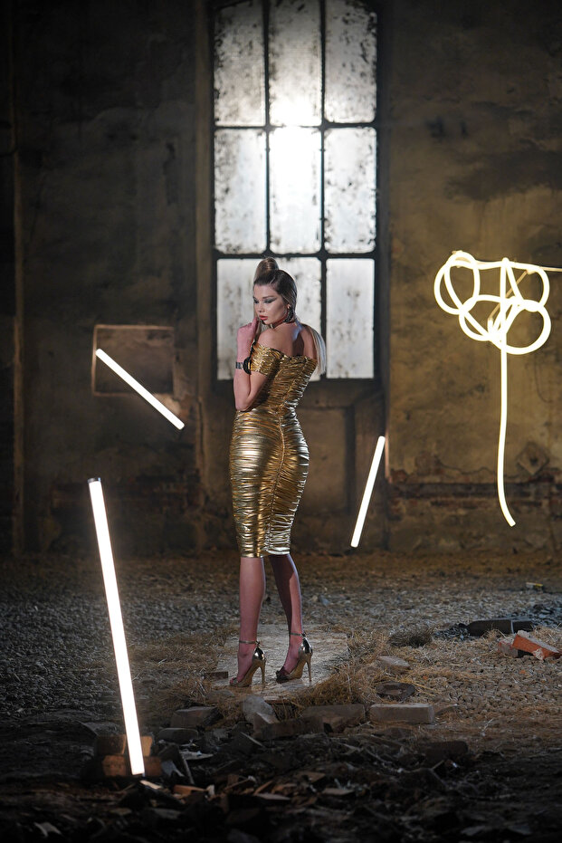 Rochie Aura Gold - 7