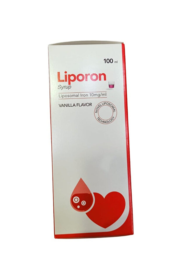 Liporon Syrup Vanilla Promotes Liver Health and Digestion, 100 Ml