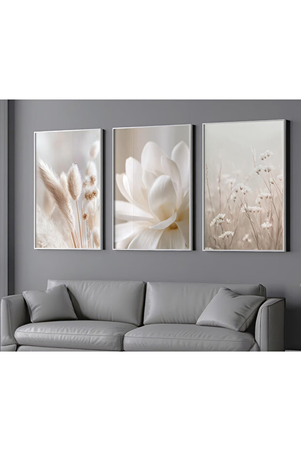 3 Parça Çerçeveli Tablo Seti - 1