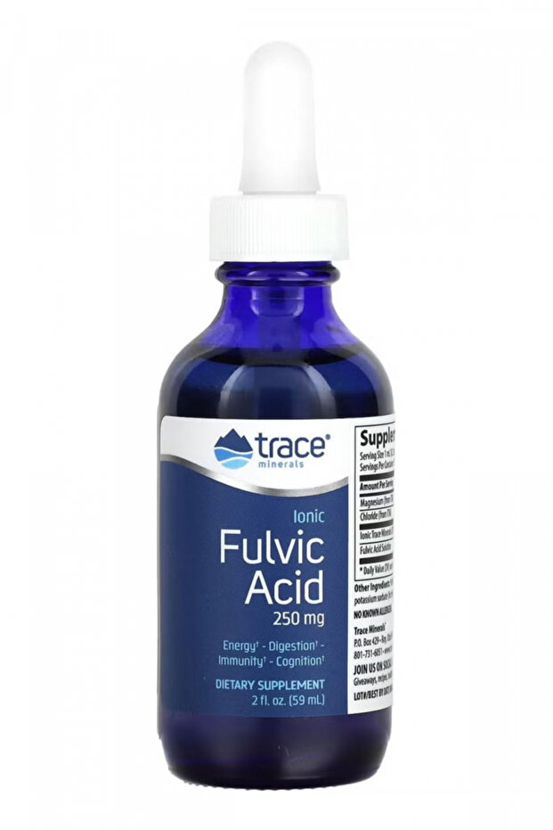 Trace Minerals Ionic Fulvic Acid 250Mg , 59Ml