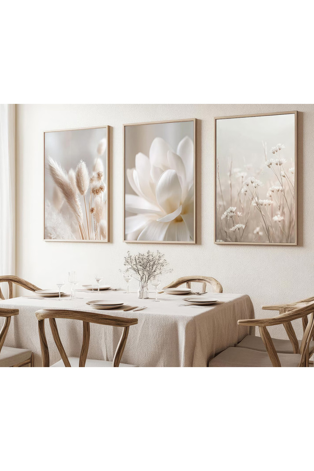 3 Parça Çerçeveli Tablo Seti - 1