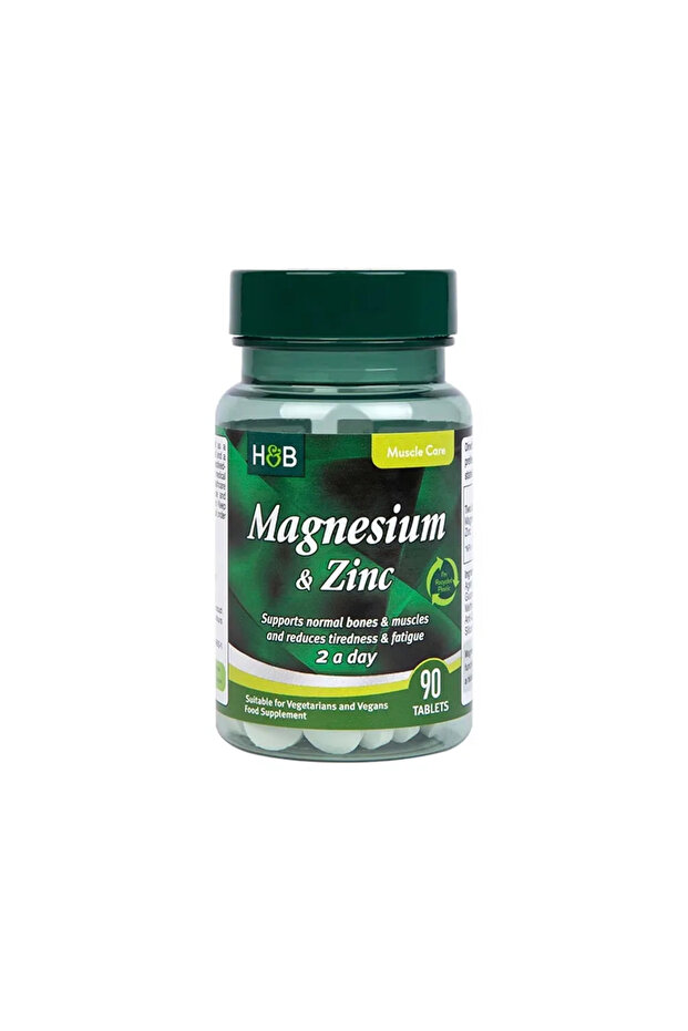 Magnesium & Zinc Tablets, Pack of 90's