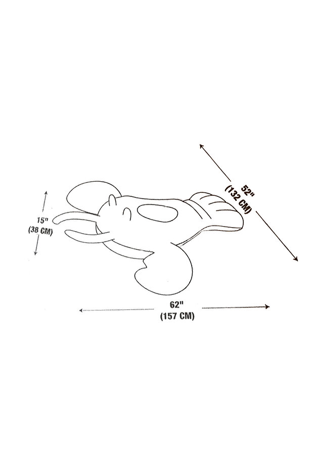 Rac gonflabil Funshine, rosu - 3