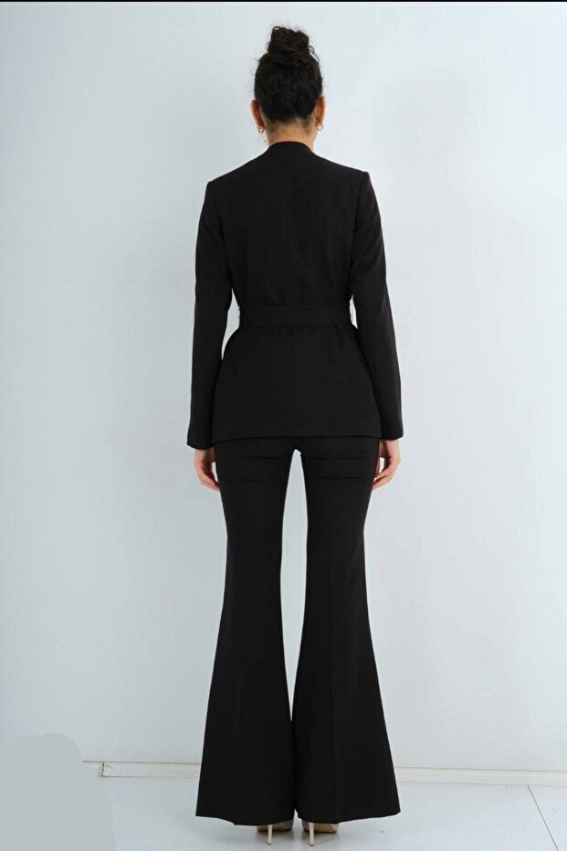 KRUVAZE İŞLEMELİ CEKET - 3