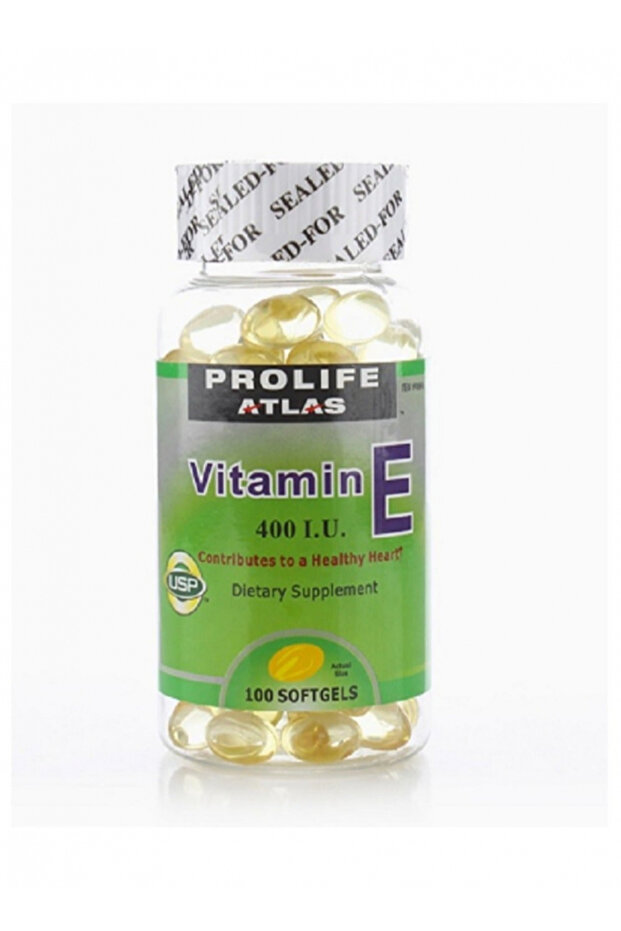Vitamin E Softgel Capsules for Immune Support 400 Iu 100 Softgels