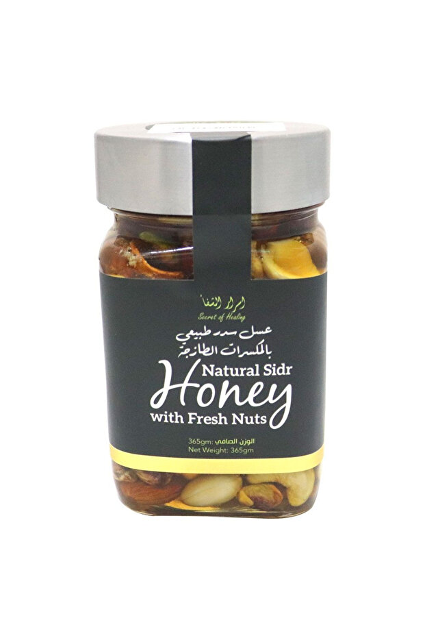 Honey with Fresh Nuts Natural Sidr, 365 gm