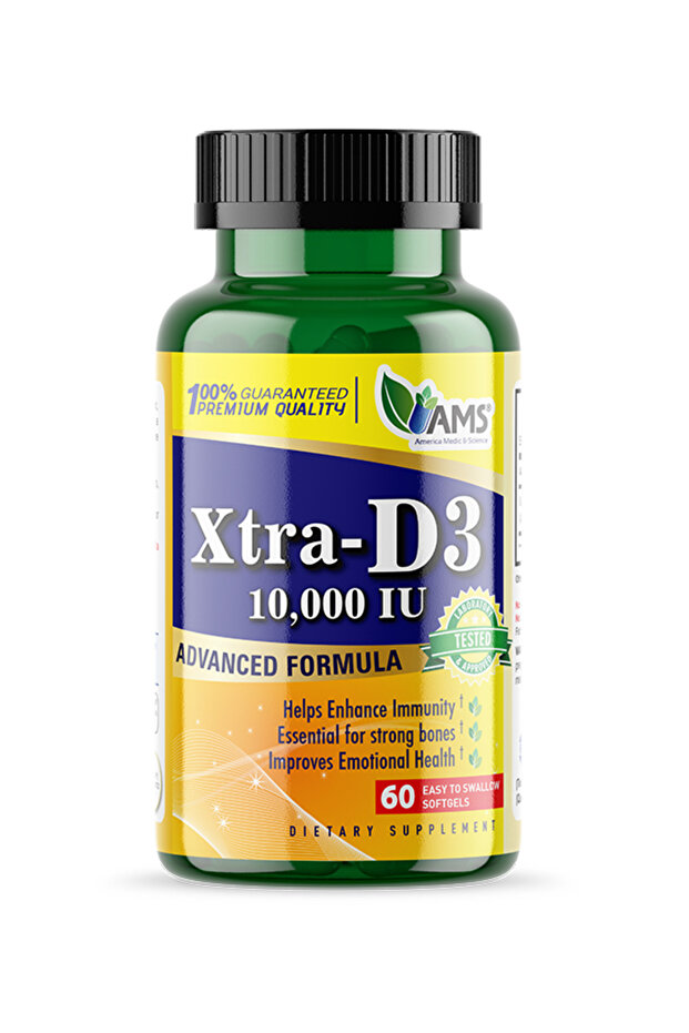 Xtra-D3 10,000 Iu Softgels, 60 Pieces