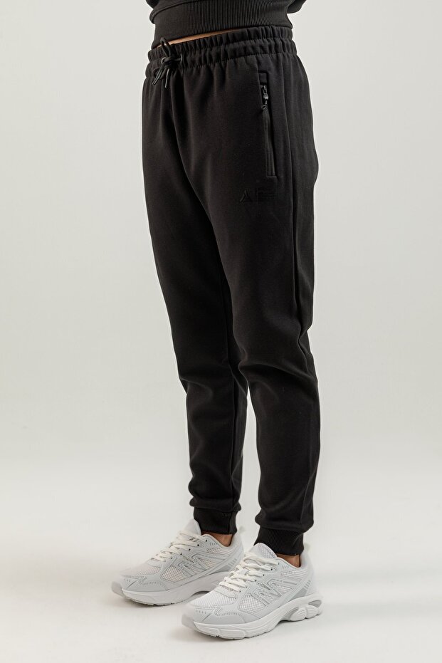 Clubby Ir Zone Young Children's Ribbed Long Sweatpants Black