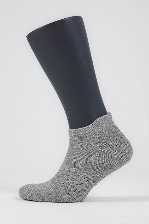 Sportswear Men's Booties Boy Socks Set of 3 Gray