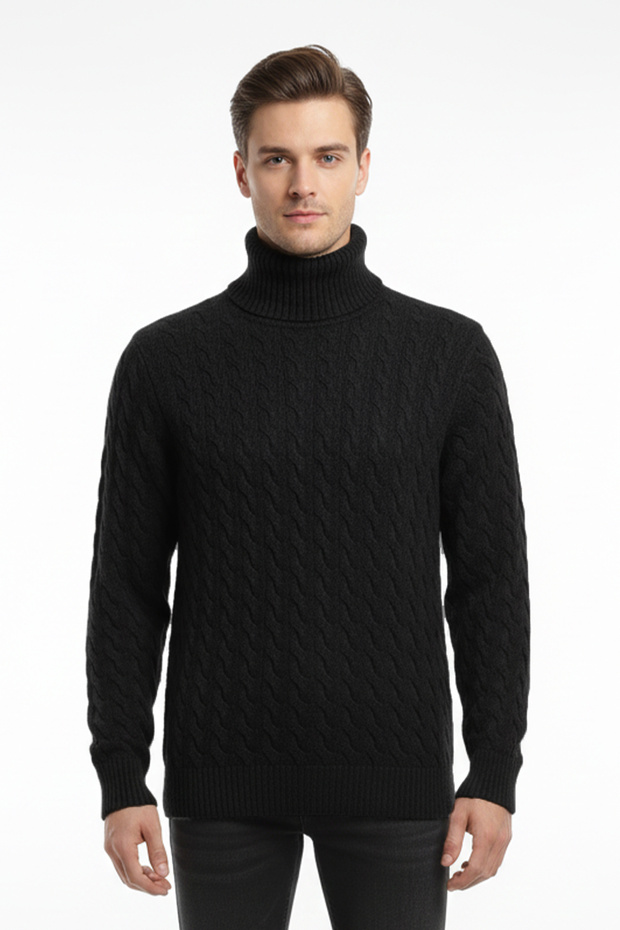 Erkek Balıkçı Yaka Kazak - 1