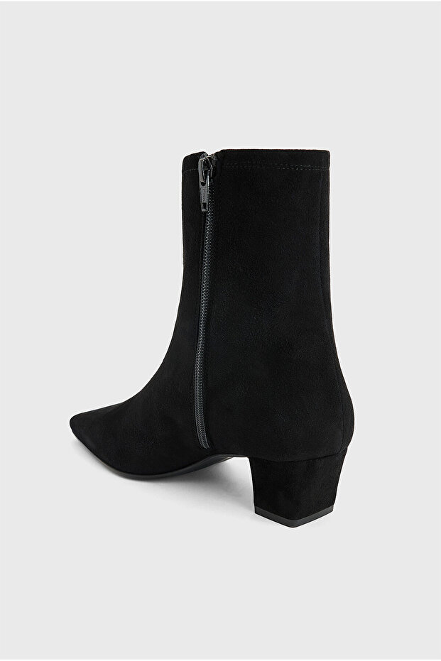 Süs Dikişli Süet Bot - 3