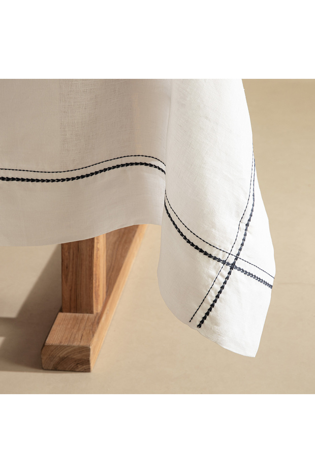 Ruban Masa Örtüsü Beyaz - 3