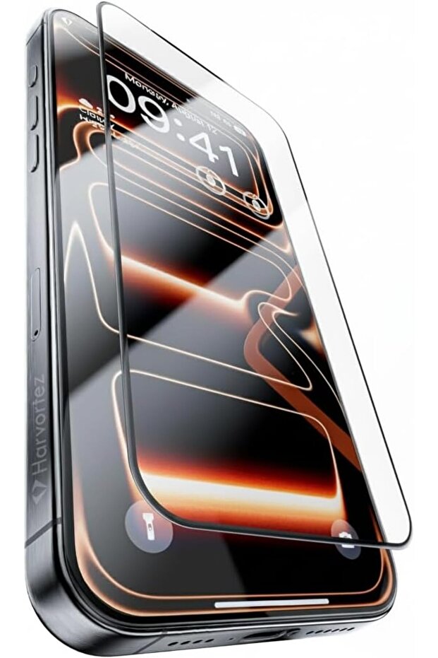 واقي شاشة زجاجي مقاوم للكسر وعالي الحساسية متوافق مع هاتف iPhone 7 Plus - 1