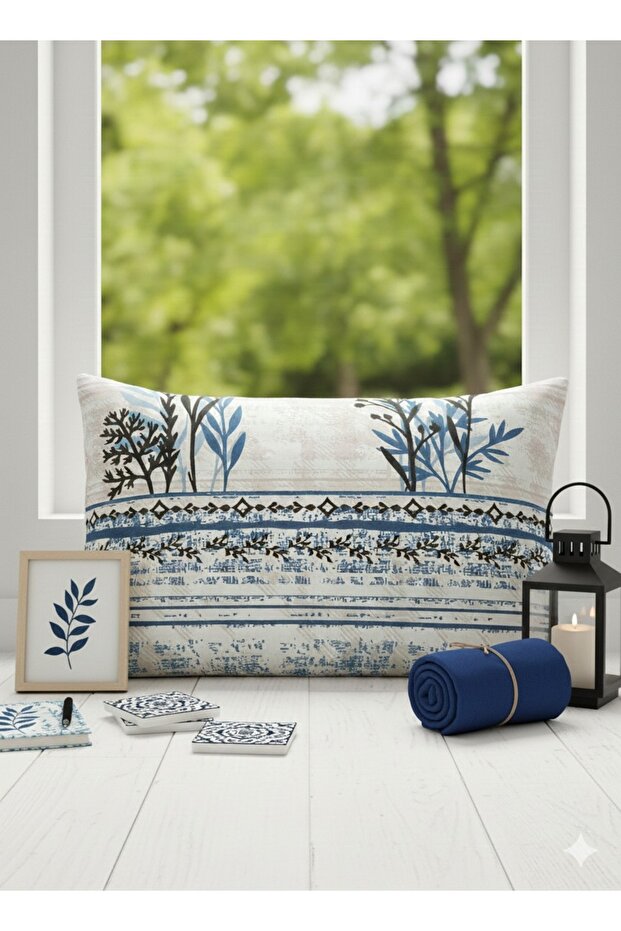 Patterned Pillow Case | 1 Piece | Cotton | 50X70 cm