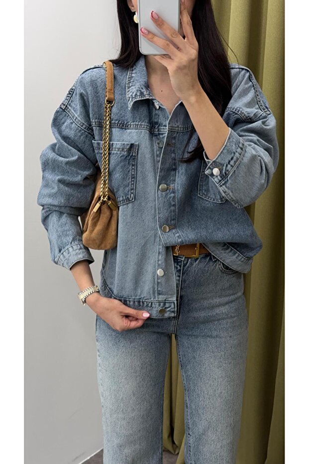 سترة زرقاء قابلة للغسل - 3