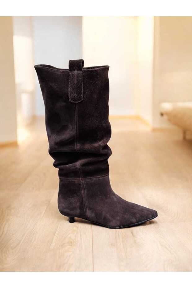 Maria Real Suede Leather Women's Boots