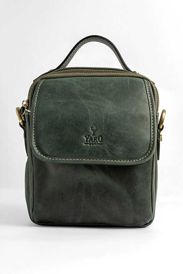 Genuine Leather Shoulder Messenger Bag