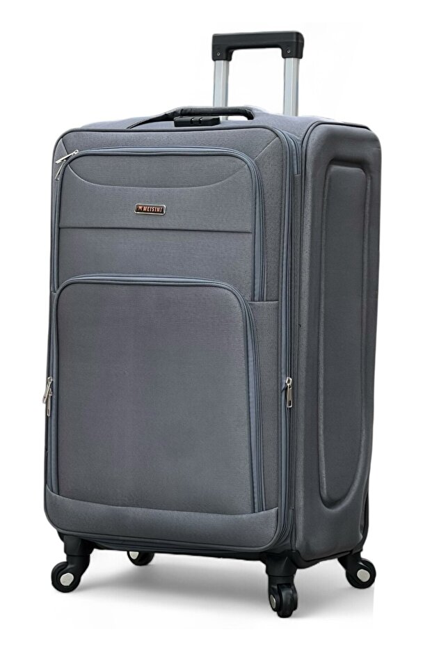 Soft Material 28 Inch(30-35kg) Luggage Lightweight, Secured Lock, 4Spinner Wheels, Expandable